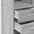 Dulap de depozitare, sonoma gri, 70x42,5x225, lemn prelucrat GartenMobel Dekor