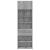 Dulap de depozitare, sonoma gri, 70x42,5x225, lemn prelucrat GartenMobel Dekor