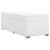 Pat box spring cu saltea, alb, 90x190 cm, piele ecologică GartenMobel Dekor