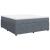 Pat box spring cu saltea, gri închis, 180x200 cm, catifea GartenMobel Dekor