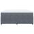 Pat box spring cu saltea, gri închis, 180x200 cm, catifea GartenMobel Dekor