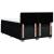 Pat box spring cu saltea, negru, 140x200 cm, textil GartenMobel Dekor