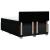 Pat box spring cu saltea, negru, 140x200 cm, textil GartenMobel Dekor