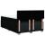 Pat box spring cu saltea, negru, 160x200 cm, textil GartenMobel Dekor