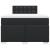 Pat box spring cu saltea, negru, 120x190 cm, piele ecologică GartenMobel Dekor