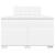Pat box spring cu saltea, alb, 120x200 cm, piele ecologică GartenMobel Dekor