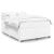 Pat box spring cu saltea, alb, 140x200 cm, piele ecologică GartenMobel Dekor