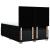 Pat box spring cu saltea, negru, 140x200 cm, textil GartenMobel Dekor