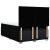 Pat box spring cu saltea, negru, 160x200 cm, textil GartenMobel Dekor