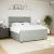 Pat box spring cu saltea, gri deschis, 180x200 cm, catifea GartenMobel Dekor