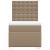 Pat box spring cu saltea, cappuccino, 100x200cm piele ecologică GartenMobel Dekor