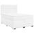 Pat box spring cu saltea, alb, 140x190 cm, piele ecologică GartenMobel Dekor