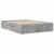 Cadru de pat, gri beton, 120x190 cm, lemn prelucrat GartenMobel Dekor