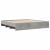 Cadru de pat, gri beton, 180x200 cm, lemn prelucrat GartenMobel Dekor