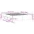 Cadru de pat, alb, 160x200 cm, lemn prelucrat GartenMobel Dekor