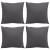 Perne de canapea, 4 buc., antracit, 40x40 cm, textil GartenMobel Dekor