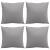 Perne de canapea, 4 buc., gri, 40x40 cm, textil GartenMobel Dekor