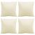 Perne de canapea, 4 buc., crem, 40x40 cm, textil GartenMobel Dekor