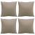 Perne de canapea, 4 buc., taupe, 40x40 cm, textil GartenMobel Dekor