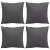 Perne de canapea, 4 buc., antracit, 50x50 cm, textil GartenMobel Dekor