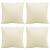 Perne de canapea, 4 buc., crem, 50x50 cm, textil GartenMobel Dekor