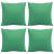 Perne de canapea, 4 buc., verde, 50x50 cm, textil GartenMobel Dekor