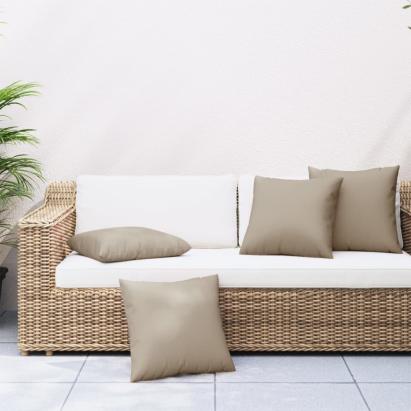 Perne de canapea, 4 buc., taupe, 50x50 cm, textil GartenMobel Dekor