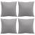 Perne de canapea, 4 buc., gri, 60x60 cm, textil GartenMobel Dekor