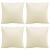 Perne de canapea, 4 buc., crem, 60x60 cm, textil GartenMobel Dekor