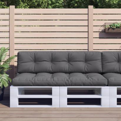 Perne de paleți, 2 buc., antracit, material textil GartenMobel Dekor