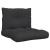 Perne de paleți, 2 buc., negru, material textil GartenMobel Dekor