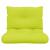 Perne de paleți, 2 buc, verde aprins, material textil GartenMobel Dekor