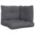 Perne de paleți, 3 buc., antracit, material textil GartenMobel Dekor