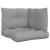 Perne de paleți, 3 buc., gri, material textil GartenMobel Dekor