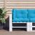 Perne de paleți, 3 buc, albastru, material textil GartenMobel Dekor