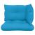 Perne de paleți, 3 buc, albastru, material textil GartenMobel Dekor