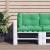 Perne de paleți, 3 buc, verde, material textil GartenMobel Dekor