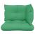 Perne de paleți, 3 buc, verde, material textil GartenMobel Dekor
