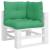 Perne de paleți, 3 buc, verde, material textil GartenMobel Dekor