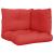 Perne de paleți, 3 buc. roșu, material textil GartenMobel Dekor