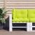 Perne de paleți, 3 buc, verde aprins, material textil GartenMobel Dekor