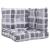 Perne de paleți, 3 buc., gri carouri, material textil GartenMobel Dekor