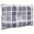 Perne de paleți, 3 buc., gri carouri, material textil GartenMobel Dekor