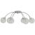 Lustră cu 6 becuri LED G9 240 W GartenMobel Dekor