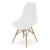 Set masa pentru sufragerie/living + 4 scaune Osaka alb, Artool, lemn, stejar sonoma, 80x80x75 cm GartenVIP DiyLine