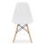 Set masa pentru sufragerie/living + 4 scaune Osaka alb, Artool, lemn, stejar sonoma, 80x80x75 cm GartenVIP DiyLine