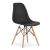 Set masa pentru sufragerie/living + 4 scaune Osaka negru, Artool, lemn, stejar sonoma, 80x80x75 cm GartenVIP DiyLine