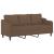 Set de canapele cu perne, 2 piese, maro, textil GartenMobel Dekor