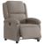 Fotoliu rabatabil electric, gri taupe, material textil GartenMobel Dekor