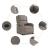 Fotoliu rabatabil electric, gri taupe, material textil GartenMobel Dekor